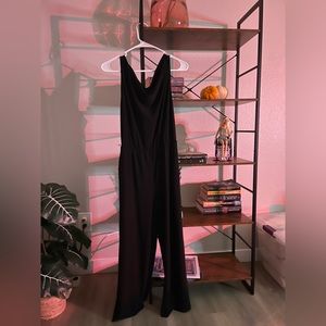 BLACK SOFT TANK JUMPSUIT